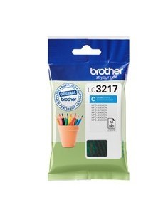 Cartucho tinta brother lc3217c cian 550 paginas mfcj5330dw  mfcj5730dw  mfcj6530dw  mfcj6930dw