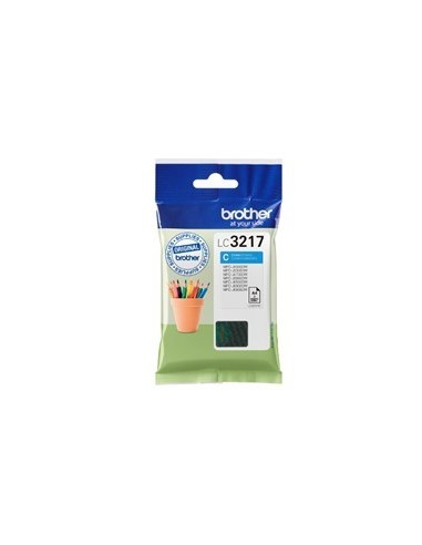 Cartucho tinta brother lc3217c cian 550 paginas mfcj5330dw  mfcj5730dw  mfcj6530dw  mfcj6930dw