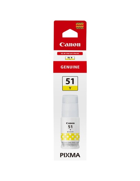 Cartucho tinta canon amarillo gi  51y 70ml 7700 paginas