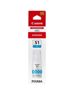 Cartucho tinta canon cian gi  51c 70ml 7700 paginas