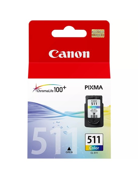 Cartucho tinta canon cl 511 tricolor 9ml mp240  250  260  270 mp 480  490 mx 320  330