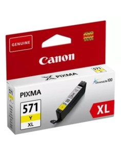 Cartucho tinta canon cli  571y xl amarillo mg5751 mg6851 mg7750
