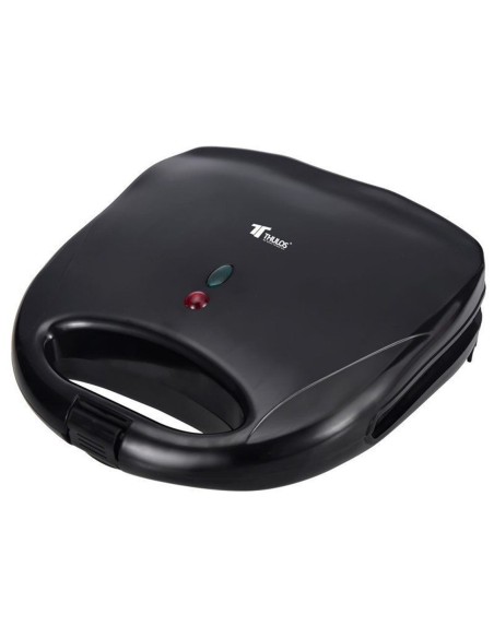 Sandwichera thulos th  sw11 negro 750w 2 cavidades