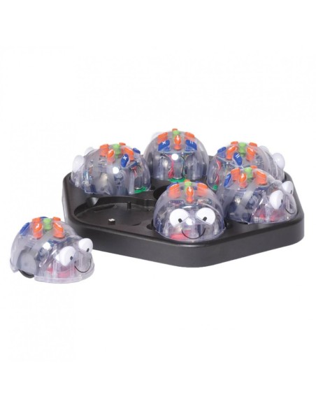 Robot tts blue  bot class bundle 6 unidades y estacion de carga