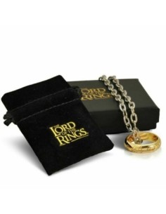 Replica the noble collection el señor de los anillos anillo unico escala 11