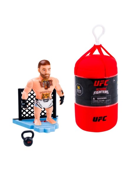 Ufc punching bag figura articulada 7 5 cms  set lucha 1 unidad aleatoria