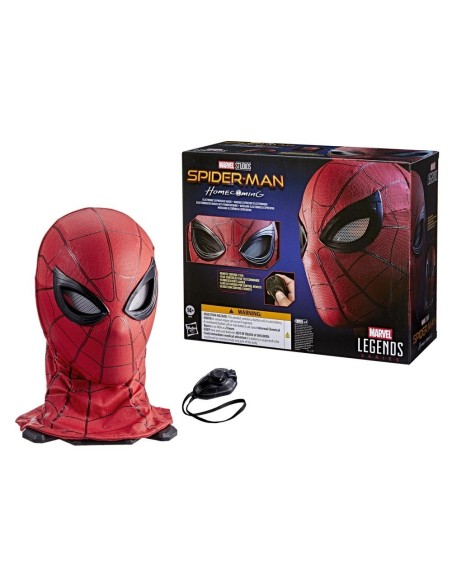 Réplica máscara spider  man home coming hasbro marvel studios