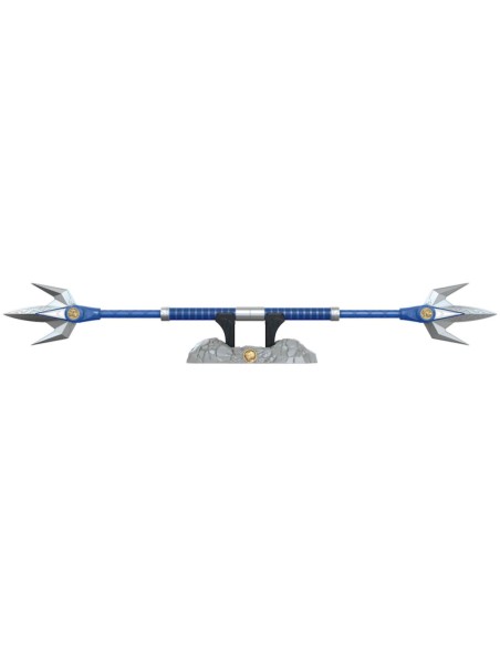 Replica hasbro escala 11 blue ranger lanza de poder deluxe power rangers lightning collection