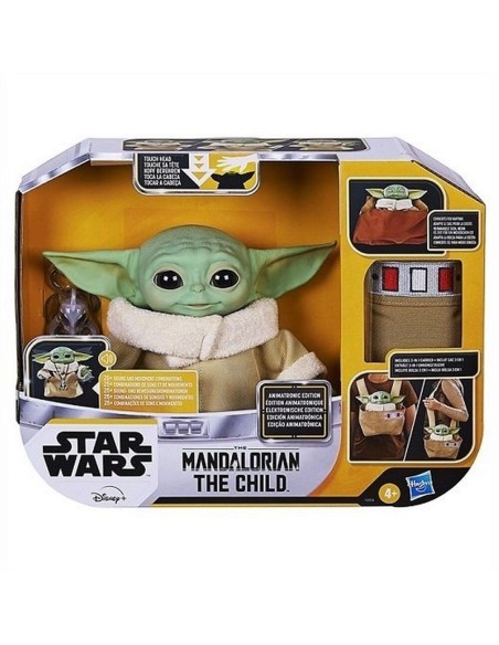 Replica figura animatronica hasbro the mandalorian baby yoda