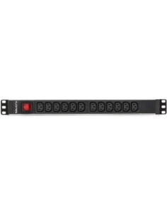 Regleta salicru para rack 19 pulgadas sps pdu 12 tomas iec interruptor