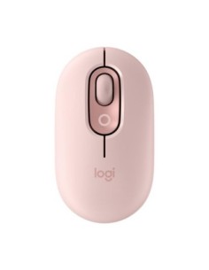 Raton inalambrico logitech pop mouse rosa