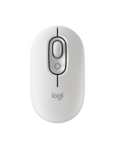 Raton inalambrico logitech pop mouse blanco