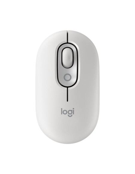 Raton inalambrico logitech pop mouse blanco