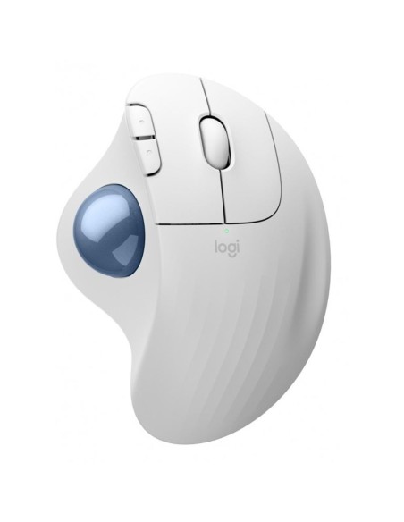 Raton inalambrico logitech ergo m575s blanco