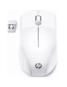 Raton inalambrico hp optico wireless 220  hasta 1600dpi  blanco nieve