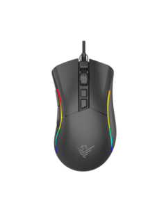 Ratón gaming phoenix void 12000 dpi de alto rendimiento negro rgb usb