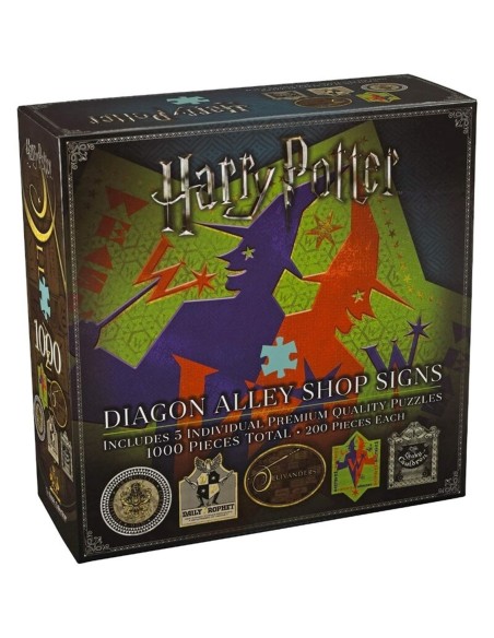 Puzzle the noble collection harry potter callejon diagon simbolos y logos tiendas 1000 piezas