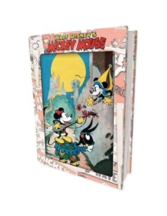 Puzzle libro lenticular prime 3d disney mickey mouse 300 piezas