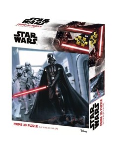 Puzle lenticular prime 3d 500 piezas star wars darth vader y stormtrooper
