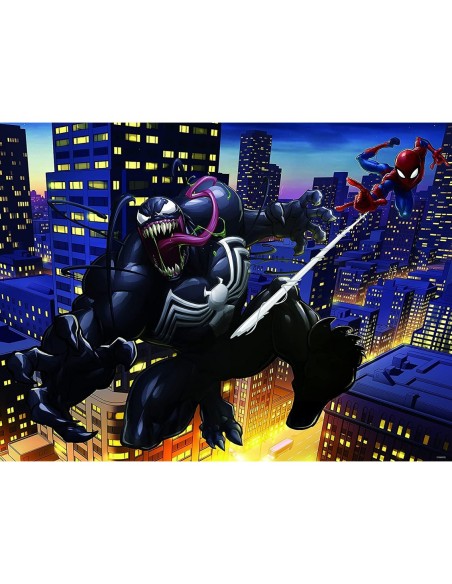 Puzle lenticular prime 3d 500 piezas marvel spiderman y venom