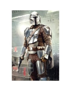 Puzle lenticular prime 3d 200 piezas the mandalorian el mandaloriano mando