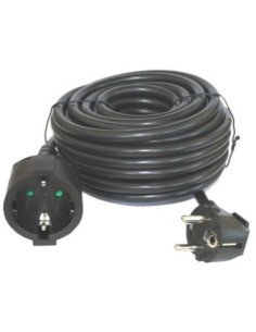 Prolongador de corriente silver electrics m  3x 1 5mm  250v  16a  3 500w negro