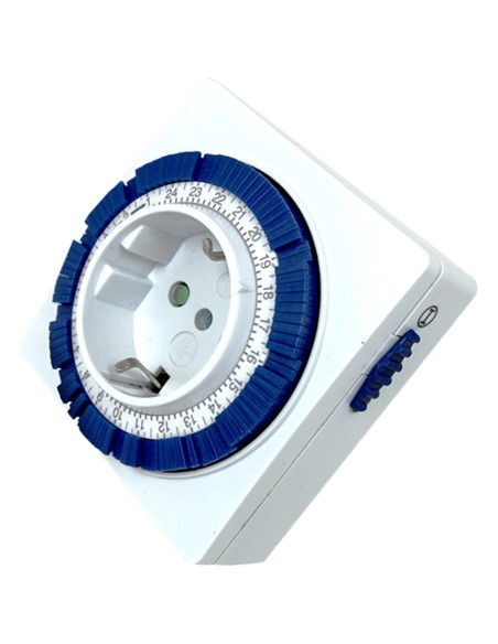 Programador silver electronic analógico  24 horas  3600w  250v  16a  50hz  ip 20  ajustable 1