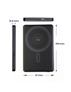 Powerbank ewent ew1160 ultraslim magsafe 5000mah