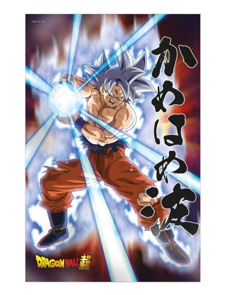 Poster 3d 58x38cm universal survival goku dragon ball super