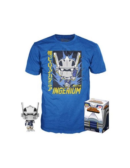 Pop y tee my hero academia tenya iida ingenium full mech suit funko  camiseta talla xl