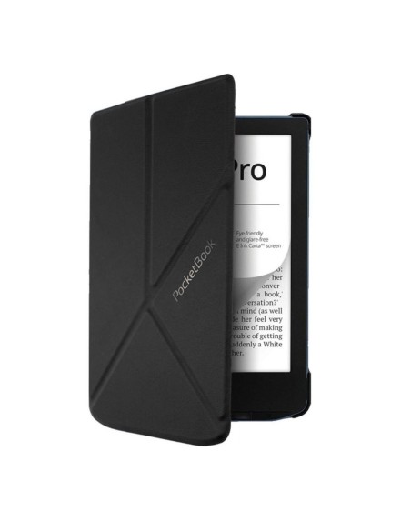 Pocketbook funda shell series verse  verse pro  origami color negro