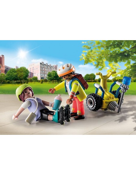 Playmobil starter pack rescate con balance racer