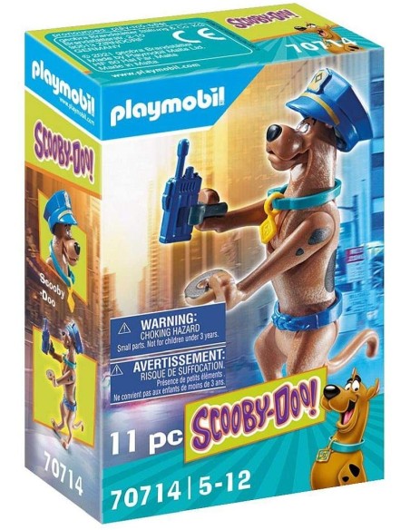 Playmobil scooby  doo figura coleccionable policia