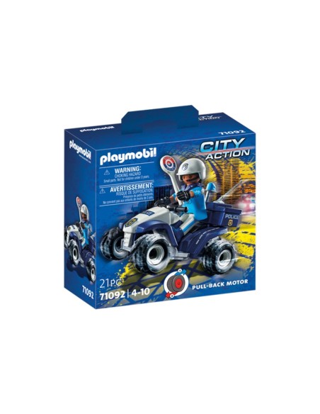 Playmobil policia  speed quad