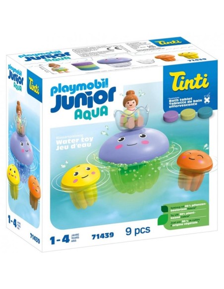 Playmobil junior tinti familia de medusas de colores