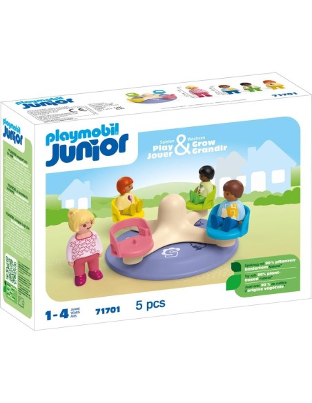 Playmobil junior carrusel con figuras