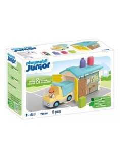 Playmobil junior camión con garaje