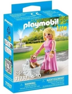 Playmobil it  girl con chinuahua