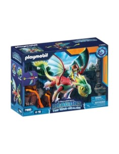 Playmobil dragones nine realms feathers y alex