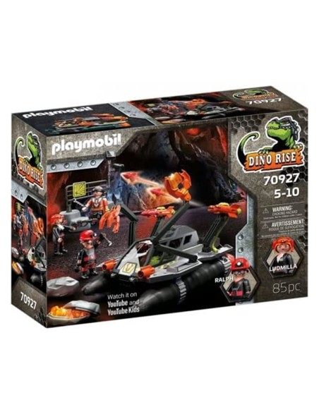 Playmobil dino rise comet corp  taladro de demolicion