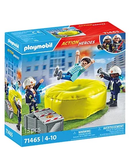 Playmobil bomberos con colchoneta