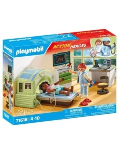 Playmobil action heroes resonancia con paciente