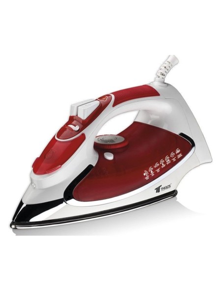 Plancha de vapor thulos th  pv2201 rojo 2200w
