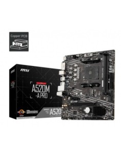 Placa base msi am4 a520m  a pro m  atx