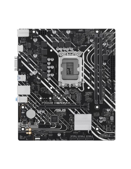 Placa base asus intel prime h610m  k socket 1700 ddr5 x2 max 96gb 4800mhz d  sub hdmi matx