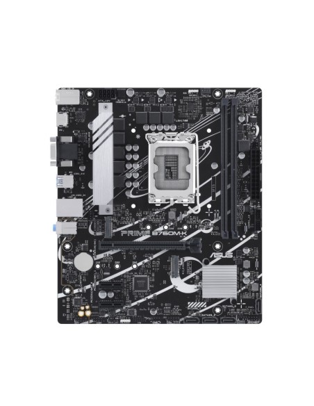 Placa base asus intel prime b760m  k socket 1700 ddr5 x2 max 96gb hdmi d  sub matx
