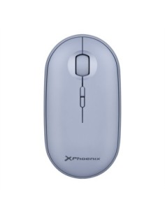 Phoenix rebble ratón inalambrico bluetooth y 2 4 ghz hasta 3 dispositivos con receptor usb clic sile