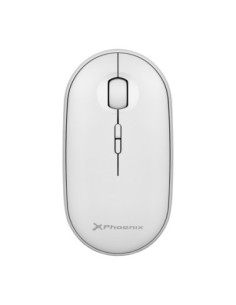 Phoenix rebble ratón inalambrico bluetooth y 2 4 ghz hasta 3 dispositivos con receptor usb clic sile