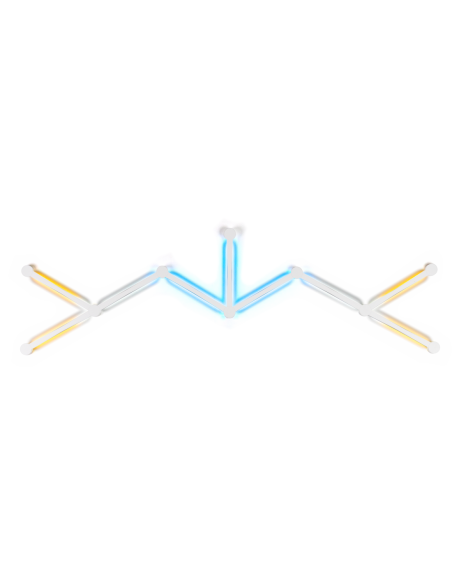 Phoenix aura kit de luces inteligentes rgb para pared control por app diseño modular