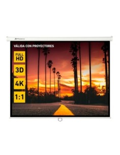Phoenix  pantalla de proyección manual plegable 112 pulgadas 2 x 2m formatos 11 43 169 de techo